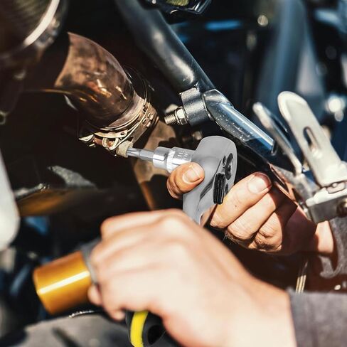 مجموعة مفاتيح المقبس، 62 قطعة 1/4 بوصة مجموعة مفاتيح ربط بسقاطة عدد 72 سنًا، SAE ومتري من 5/32 بوصة - 9/16 بوصة، 4 مم - 14 مم، مجموعة أدوات للمنزل والسيارة والدراجات النارية وإصلاح الدراجة in Kuwait
