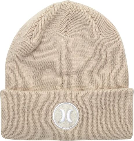 Hurley Women's Original Icon Beanie - Lightweight Classic Cable Knitted Bonnet Winter Hat for Women in Saudi Arabia