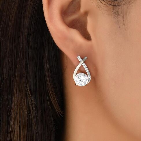 Halolux Lymphvity Germanium Earrings for Women Halolux Lymphatic Germanium Earrings Atheniz Lymphatic Earrings Dainty CZ Zircon Acupressure Earrings Lymphatic Drainage Earrings Gifts in Kuwait
