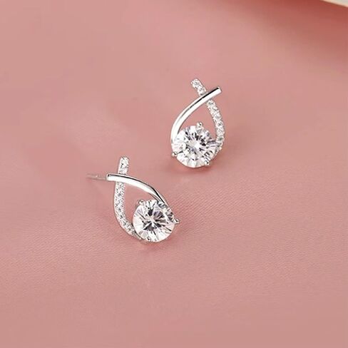 Halolux Lymphvity Germanium Earrings for Women Halolux Lymphatic Germanium Earrings Atheniz Lymphatic Earrings Dainty CZ Zircon Acupressure Earrings Lymphatic Drainage Earrings Gifts in Kuwait