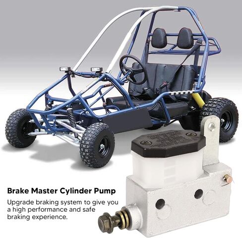 Go Kart Brake Master Cylinder Pump, 12.8 UTV Brake Pump, Brake Hydraulic Cylinder Pump for Go Kart, Three Wheel ATV UTV Modified Brake Pump in Saudi Arabia