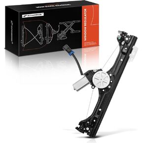A-Premium Front Driver Side Power Window Regulator with 2-pin Motor Compatible with Fiat 500 2012-2019 2-Door SOHC Replace# 68070267AC