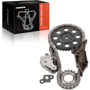 A-Premium 5PCS Engine Timing Chain Kit W/Sprocket & Tensioner & Guide Compatible with Ford & Mazda - Explorer 1991-1994, Ranger 1990-1994, Aerostar 1990-1994, B4000 1994, Navajo - OHV, V6 4.0L