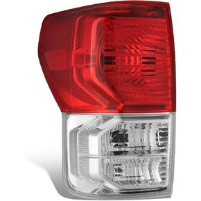 DNA MOTORING Factory OE Style LED/Halogen Driver Side (Left) Taillight Assembly Compatible with Toyota Tundra 2010-2013,TO2800183,OEM-TL-080-L