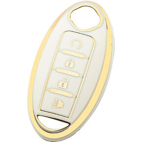 Key Fob Cover Fit for Nissan Altima Rogue Sentra Pathfinder Frontier Maxima Titan Armada Versa Smart Key
