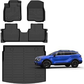 Norand-for Honda HR-V Floor Mats 2023 2024 2025 (Include Hybrid) Sport/LX/EX-L, Car Mats for Honda HRV Accessories All Weather Floor Mats Cargo Liner