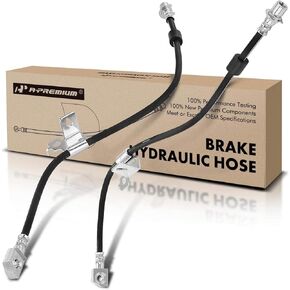 A-Premium Front Driver and Passenger Brake Hydraulic Hose Compatible with Ford Models - For F-150 2010-2011 - Replace# AL3Z2078E (Pack of 2)
