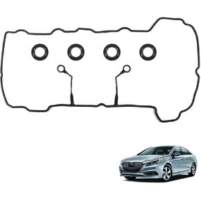 VS50824R Engine Cylinder Valve Cover Gasket Kit Fit for Hyundai Elantra Sonata Tucson ix35 i40 CW, Valve Cover Gasket Set for Kia Forte Optima Sportage Soul Replace OE# 22441-2E000