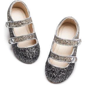 Toddler Flower Girl Dress Shoes - Little Girl Mary Janes for Wedding Party
