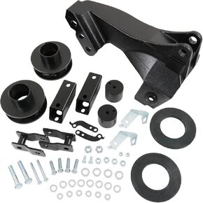 مجموعة تسوية مقاس 2.5 بوصة مع دعامة نقل شريط المسار متوافقة مع شاحنات Ford Super Duty F150 F250 وF450 4WD 2011-2020 استبدال# 66-2726 in Kuwait