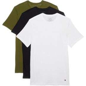 Tommy Hilfiger Men's Cotton Classic 3-Pack Crewneck Undershirts