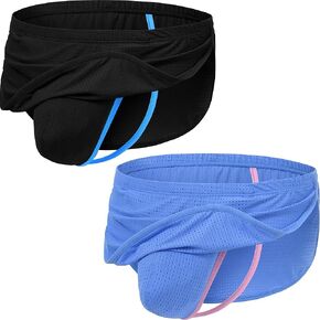 Men’s Thongs Sexy Mesh Loincloth Disguise G-string for Play Bulge Enhancing Pouch Underwear