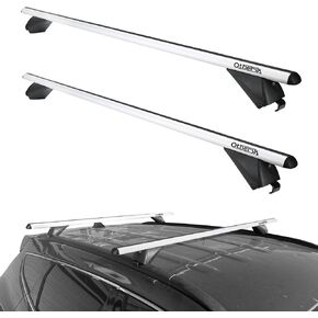 Otherya Car Roof Rack Cross Bars 52"Aero Thick Aluminum Universal Crossbars Roof Rack Adjustable Roof Cross Bars, Fits Most Vehicles with Flush Side Rails- 200 lbs Load Capacity