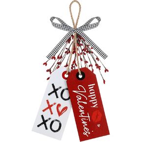 ديكور معلق خشبي لعيد الحب، مقبض باب لعيد الحب، لافتة باب لعيد الحب، ديكورات جدارية لعيد الحب مع قوس منقوش باللونين الأبيض والأسود لمنزل المزرعة والباب الأمامي للمطبخ in Kuwait