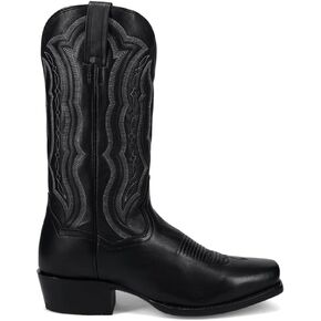 Dan Post Boots Mens Wade Embroidered Square Toe Casual Boots Mid Calf - Brown
