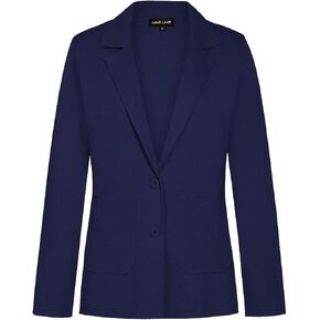 MINTLIMIT Women's Sweater Blazer Long Sleeve Lapel Button Blazers Casual Work Office Cardigan Suit Jacket with Pockets
