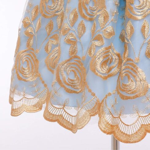 TTYAOVO Flower Girl Dress Princess Birthday Party Wedding Gown in Kuwait