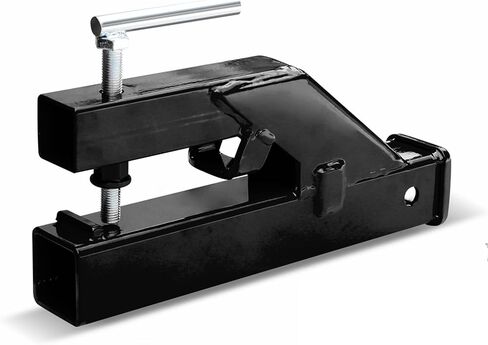 Clamp On Trailer Hitch Receiver 2 Inch Ball Mount Adapter for Tractor Bucket Fits All 2" Hook Inserts in Saudi Arabia