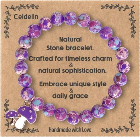 Beaded Bracelets for Women, Natural Stone Bracelets, Gemstone bracelet, Stretch Bracelets for Women Gifts for Women in Saudi Arabia
