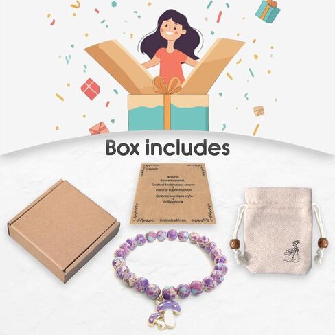 Beaded Bracelets for Women, Natural Stone Bracelets, Gemstone bracelet, Stretch Bracelets for Women Gifts for Women in Saudi Arabia