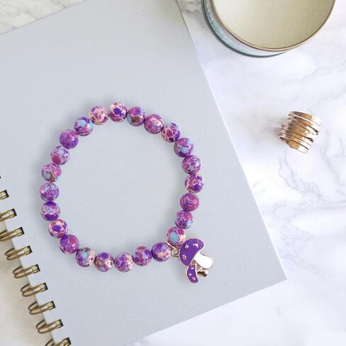 Beaded Bracelets for Women, Natural Stone Bracelets, Gemstone bracelet, Stretch Bracelets for Women Gifts for Women in Saudi Arabia
