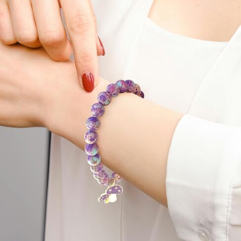 Beaded Bracelets for Women, Natural Stone Bracelets, Gemstone bracelet, Stretch Bracelets for Women Gifts for Women in Saudi Arabia