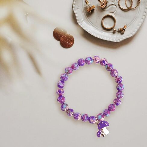 Beaded Bracelets for Women, Natural Stone Bracelets, Gemstone bracelet, Stretch Bracelets for Women Gifts for Women in Saudi Arabia