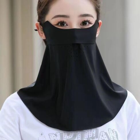 وشاح للوجه للرقبة للحماية من الشمس مع حلقات للأذن، غطاء وشاح للوجه خفيف الوزن بنمط بالاكلافا للواقي من الشمس في الهواء الطلق in Kuwait