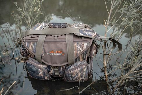 ALPS OutdoorZ Deluxe Floating Blind Bag - Standard Size, Mossy Oak Shadow Grass Habitat - Waterproof Hunting Duffel Bag, with Removable Dividers, Thermos Sleeve & Padded Shoulder Strap - New in Saudi Arabia