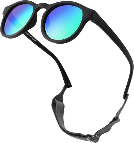 Pro Acme Baby Infant Sunglasses, Polarized Round Frame with Strap, TPEE Rubber Flexible for Newborn 0-24 months in Kuwait