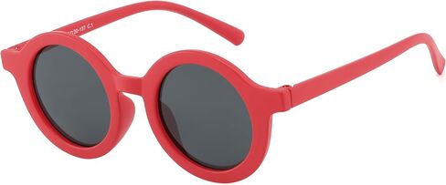 Yogo Vision Polarized Round Sunglasses for Kids Cute Children's Shades Girl Boy Classic Sun glasses in Saudi Arabia