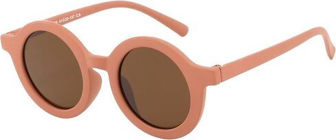 Yogo Vision Polarized Round Sunglasses for Kids Cute Children's Shades Girl Boy Classic Sun glasses in Saudi Arabia