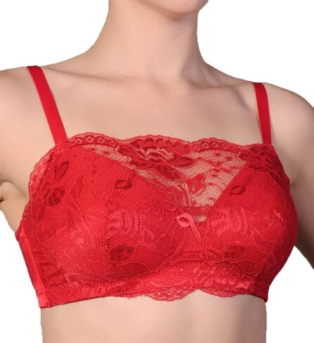 Valmont Women's Soft Cup Lace Camisole Style with Built-in Bra in Saudi Arabia