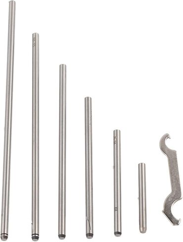 High Accuracy Round Head Depth Micrometer Measuring Tool Stainless Steel High Accuracy Round Head Depth Micrometer Measuring Tool 4/6pcs Connecting Rods(4inch) in Saudi Arabia