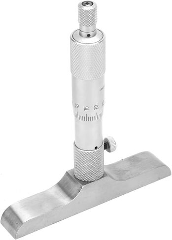 High Accuracy Round Head Depth Micrometer Measuring Tool Stainless Steel High Accuracy Round Head Depth Micrometer Measuring Tool 4/6pcs Connecting Rods(4inch) in Saudi Arabia