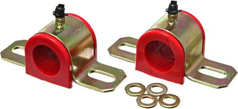 Energy Suspension 9.5161R 1" Greasable Sway Bar Set , Red in Kuwait