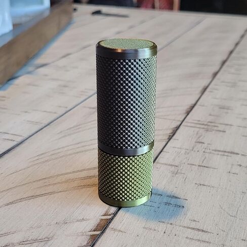 Znet3D Eye Drop Vial Holder & Travel Carry Case - Securely Holds Three (3) Single-Use Vials - Screw-On Lid, Knurled Pattern - Keep Vials Safe & Secure While Traveling (Silver) in Kuwait