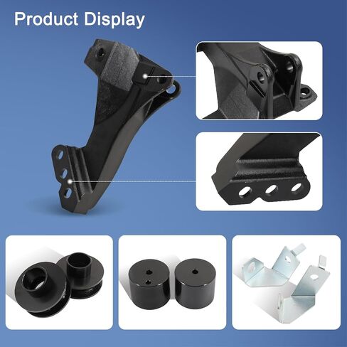 مجموعة تسوية مقاس 2.5 بوصة مع دعامة نقل شريط المسار متوافقة مع شاحنات Ford Super Duty F150 F250 وF450 4WD 2011-2020 استبدال# 66-2726 in Kuwait