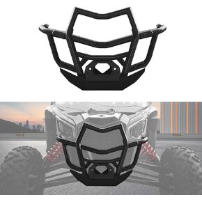 X3 Front Bumper, Heavy Duty Front Pre-Runner Bumper Brush Guard Protector for Can-Am Maverick X3 Max Turbo R RR 2017 2018 2019 2020 2021 2022 2023 2024 Accessories(Replace OEM #715002878)