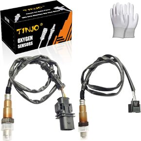O2 Oxygen Sensor Upstream & Downstream Compatible with Audi A4 A5 A6 Quattro Q5 B1S1 B1S2, Oxygen O2 Sensor for Jetta Passat Touareg Replace OE# 250-24672, 250-25040