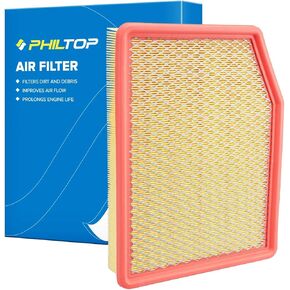 PHILTOP Engine Air Filter CA12404 Replacement for Cadillac Escalade ESV & Chevrolet Silverado 1500, Suburban, Tahoe & GMC Sierra 1500, Yukon XL, 2019-2023, 2.7L 4.3L 5.3L 6.2L