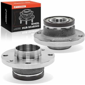 A-Premium 2 x Rear Wheel Bearing and Hub Assembly Compatible with Fiat 500 2012-2019