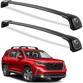 Roof Rack Cross Bars Compatible with Honda Pilot LX EX-L2023 2024 2025 (Without Side Rails), Heavy Duty 220lbs Lockable Aluminum Roof Rails Crossbars Cargo Black Rooftop Cargo Luggage