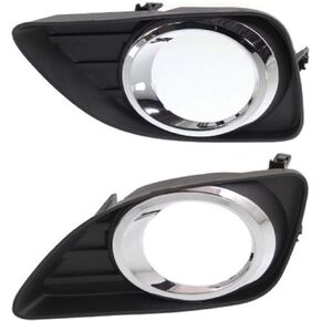 CarLights360: For 2010 2011 Toyota Camry Fog Light Bezel Cover Pair Driver and Passenger Side For TO1038131 TO1039131