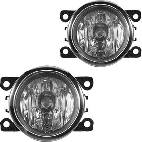KAX Fog Lights Assembly for 08-11 Focus, 05-09 Mustang, 05-07 Ranger/Freestyle, 07-14 Navigator, 08-09 Taurus X, 05-06 LS 33900STKA11, Fog Light with H11 12V 55W Halogen Bulbs Clear Lens