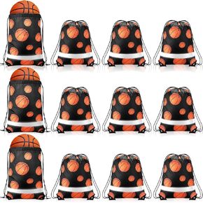 Saintrygo 12 Pcs String Bags Drawstring Back Sack with Reflective Stripe String Bags for Yoga Dance Swimming in Kuwait