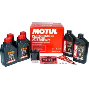 طقم تغيير الزيت MOTUL TWIN لتطور HD ومحركات TWIN-CAM