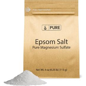 Pure Original Ingredients Salt of Magnesium (5 Gallon) Pure Epsom Salt, Unscented, Natural Skin Scrub