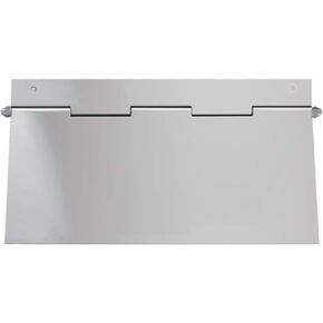 GG Grand General 60780 5-1/2 X 12 Inches Stainless Steel Fuel Permit Sticker Holder