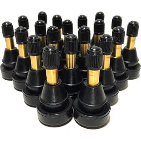 KEX Pack of 20 TR801HP Tubeless Tire High Pressure Valve Stems for .625" Large Hole